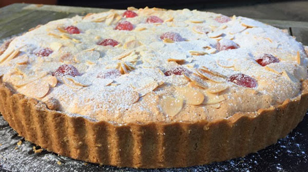 Photo of a delicious bakewell tart